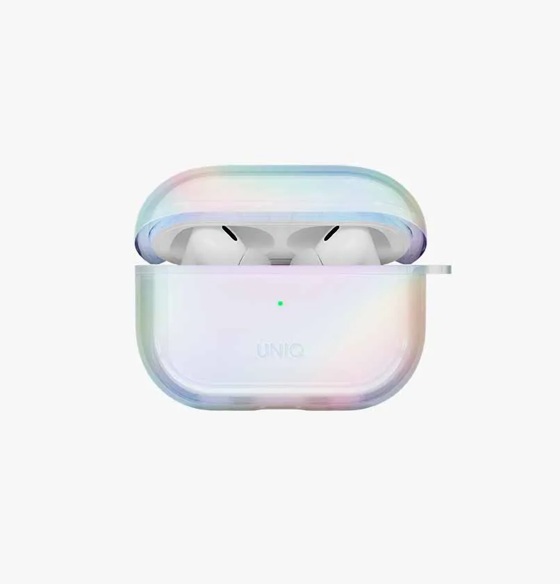 Чехол UNIQ Iridescia для AirPods Pro (2nd Gen) / AirPods Pro (1st Gen), голографический темный (midnight quartz)photo2