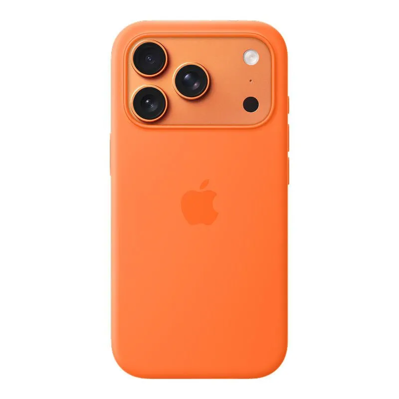 Силиконовый чехол для iPhone 17 Pro (Orange) Оранжевыйphoto2