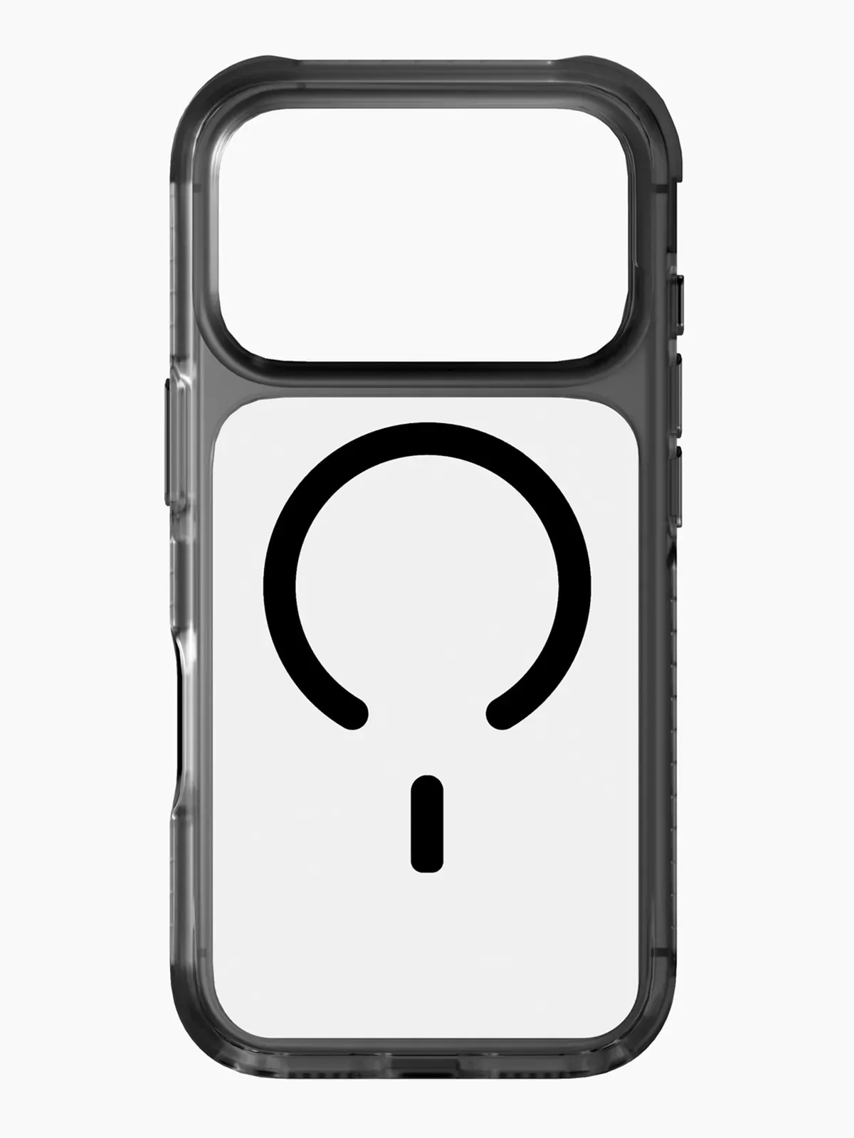 Чехол Uniq на iPhone 17 Pro, Combat Magsafe, с экстремально усиленной защитой углов, с технологией ShockSorb, прозрачно-черныйphoto4
