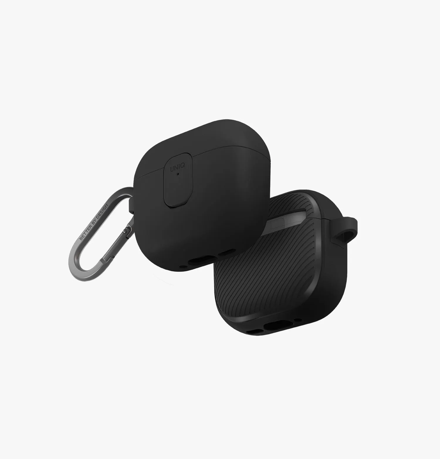 Чехол UNIQ Clyde для AirPods 4 / AirPods 5, черный (charcoal darkgrey)photo0