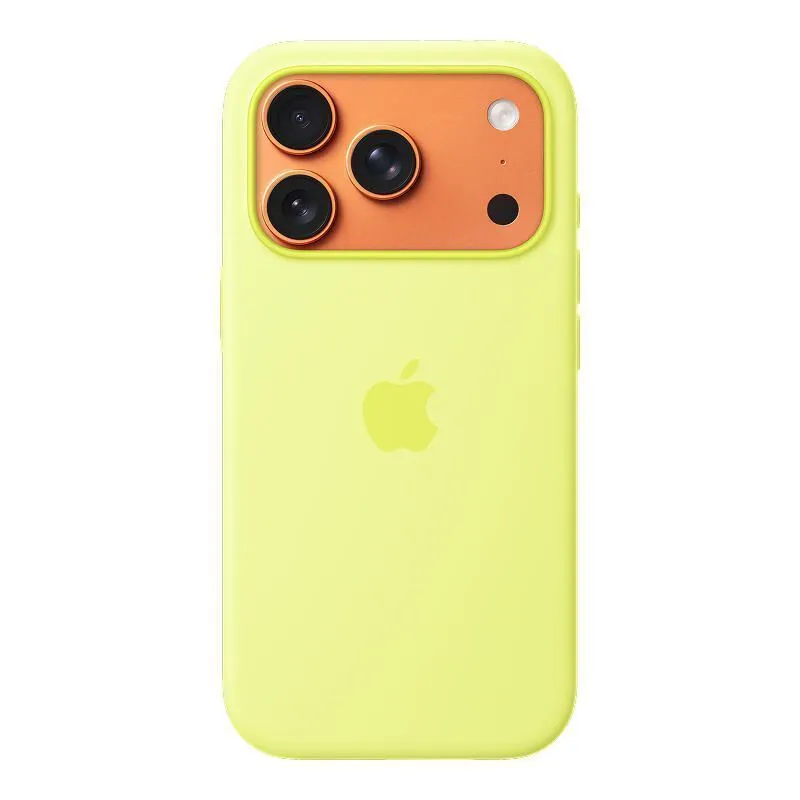 Силиконовый чехол для iPhone 17 Pro (Neon Yellow) Неоновый желтыйphoto2