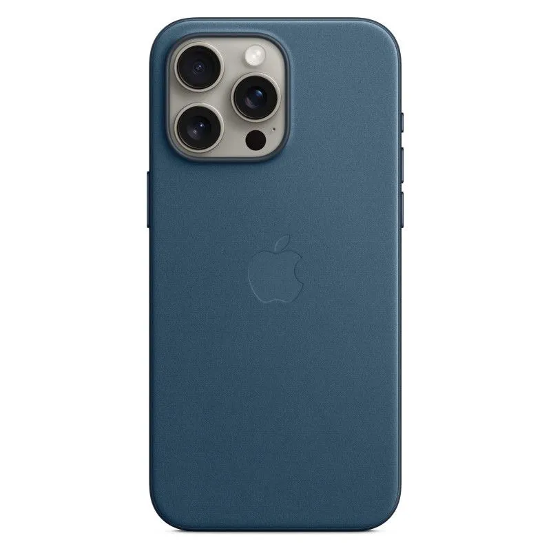 Чехол FineWoven MagSafe для iPhone 15 Pro Max Тихоокеанский синийphoto0