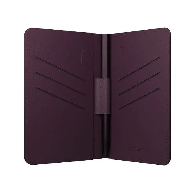 Обложка для паспорта Magssory Ultima Geo Passport Cover Burgundyphoto4