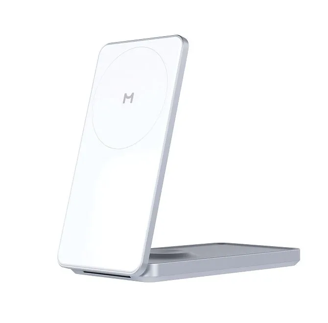 Беспроводное зарядное устройство Magssory Flip 3 в 1 Whitephoto2