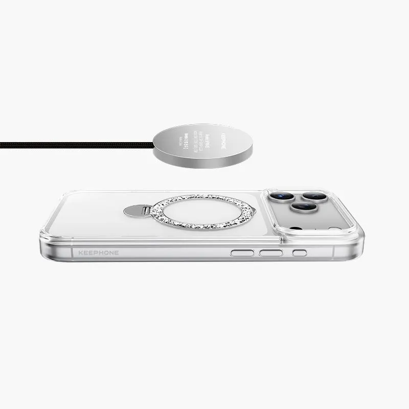 Чехол защитный KEEPHONE SHINERING для iPhone 17 Pro Max / iPhone 18 Pro Max, прозрачныйphoto2