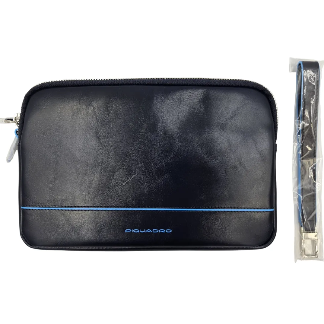 Клатч с двумя отделениями Piquadro Blue Square AC3944B2/BLU2, синийphoto1
