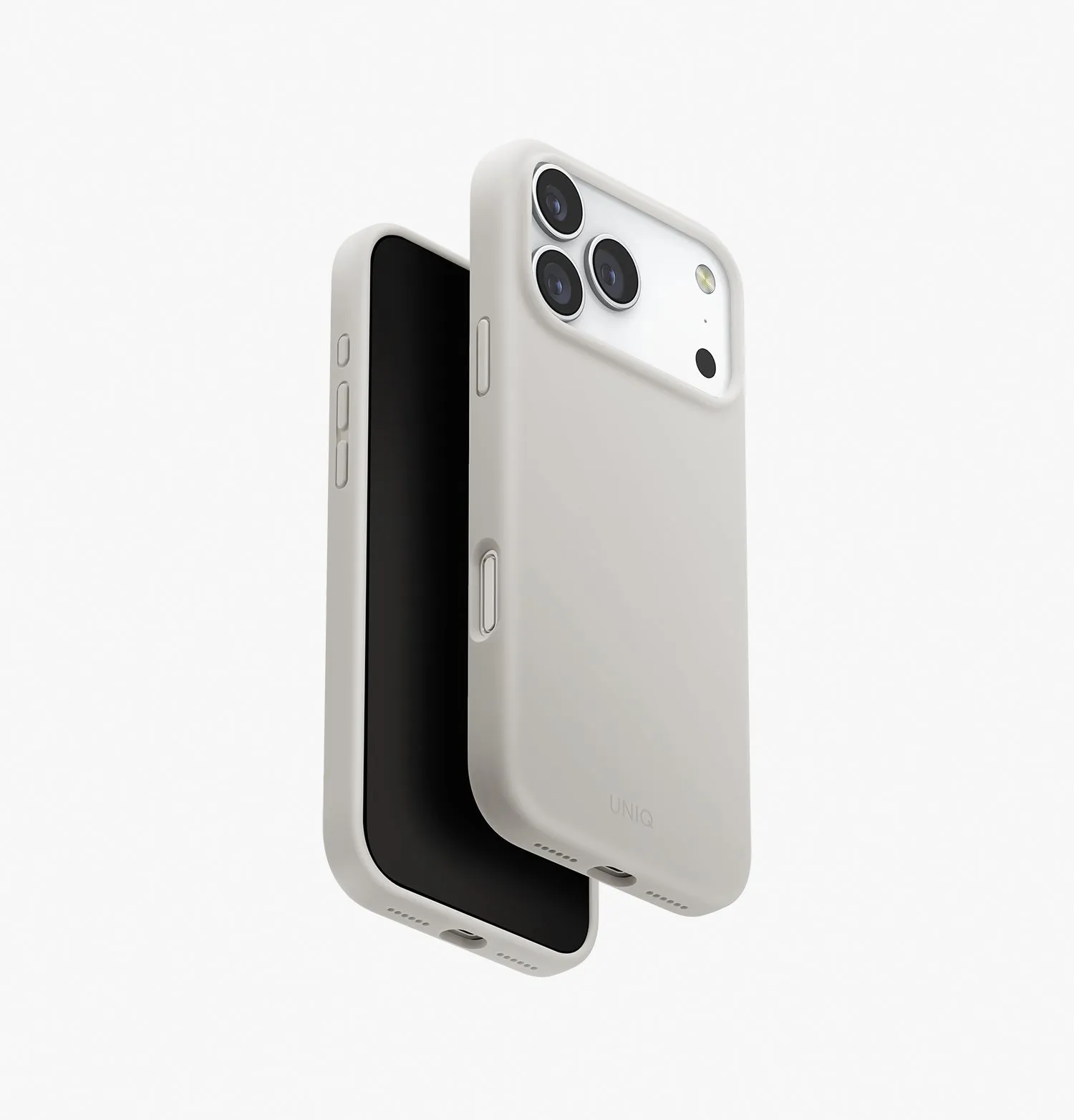 Чехол UNIQ Lino для iPhone 17 Pro Max, черный (Charcoal Grey)photo3