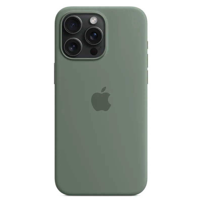 Силиконовый чехол MagSafe для iPhone 15 Pro Max Кипарисphoto2