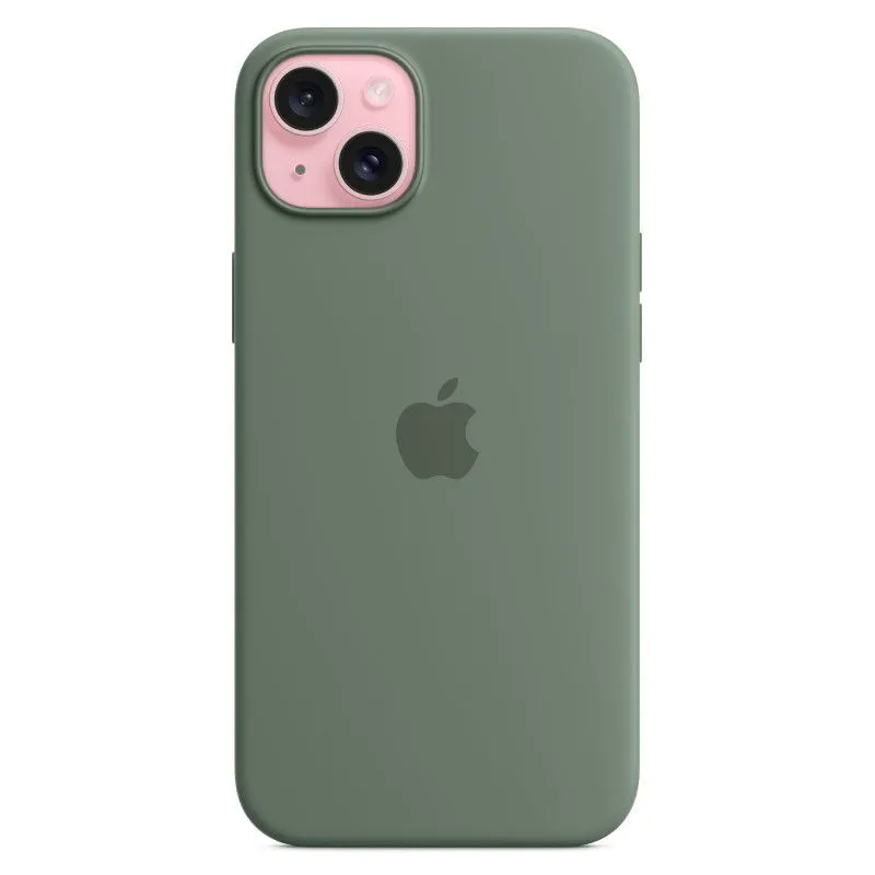 Силиконовый чехол MagSafe для iPhone 15 Plus Кипарисphoto3