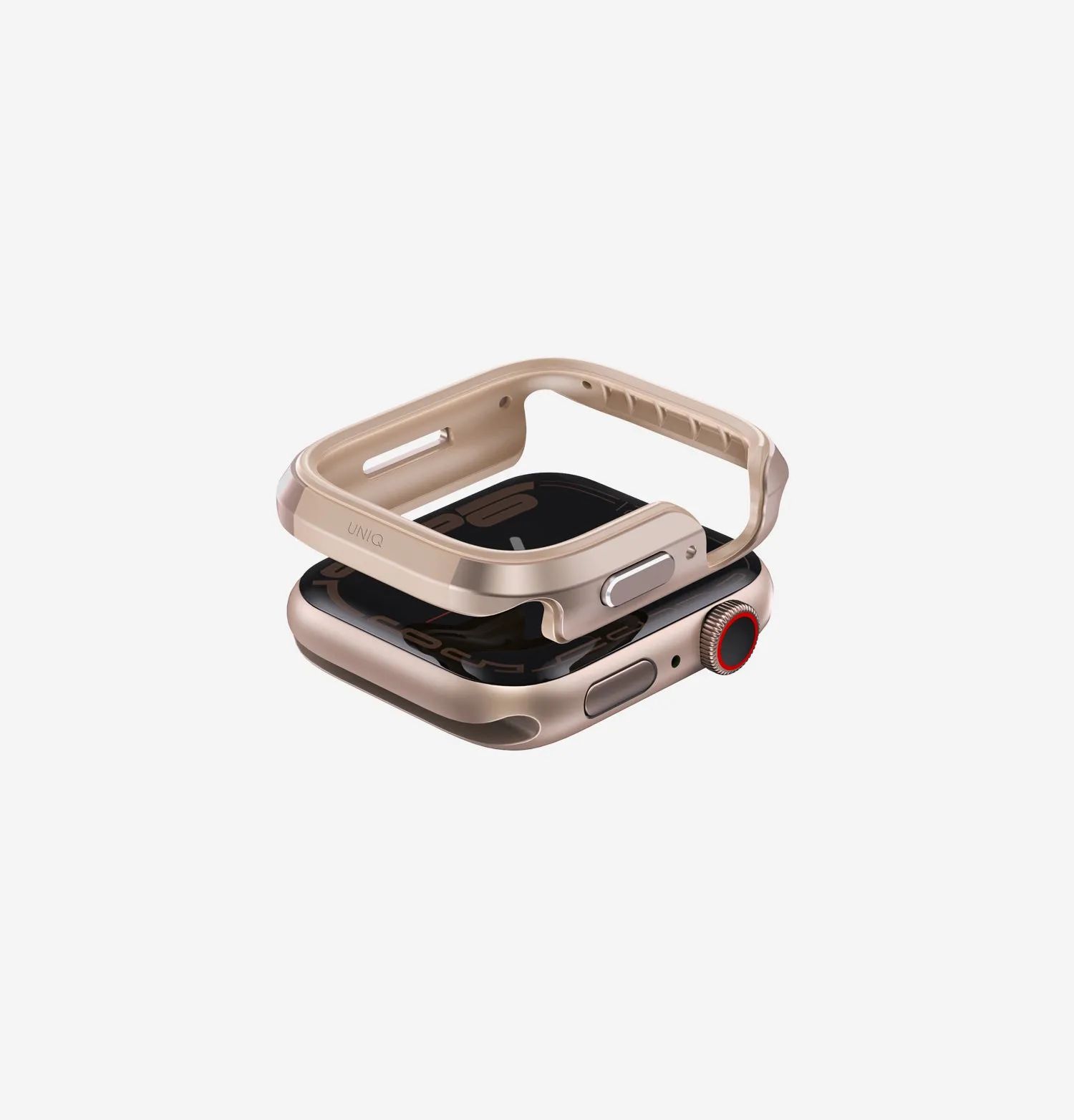 Чехол UNIQ Valencia для Apple Watch 46 мм, розовый (Metallic Rose)photo0