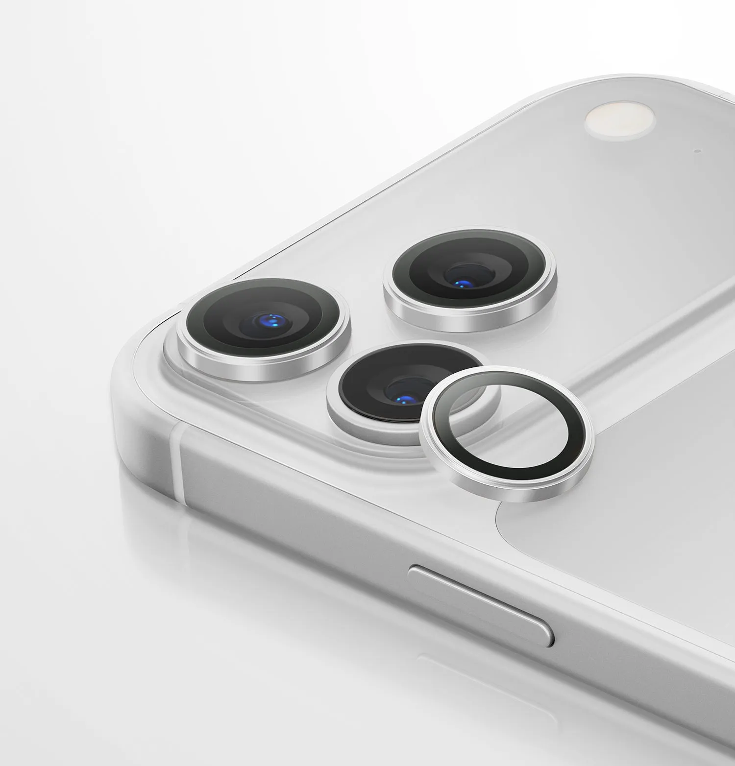 Защита камеры UNIQ Optix AluGuard для iPhone 18 Pro & iPhone 18 Pro Max, серебристый (sterling silver)photo5