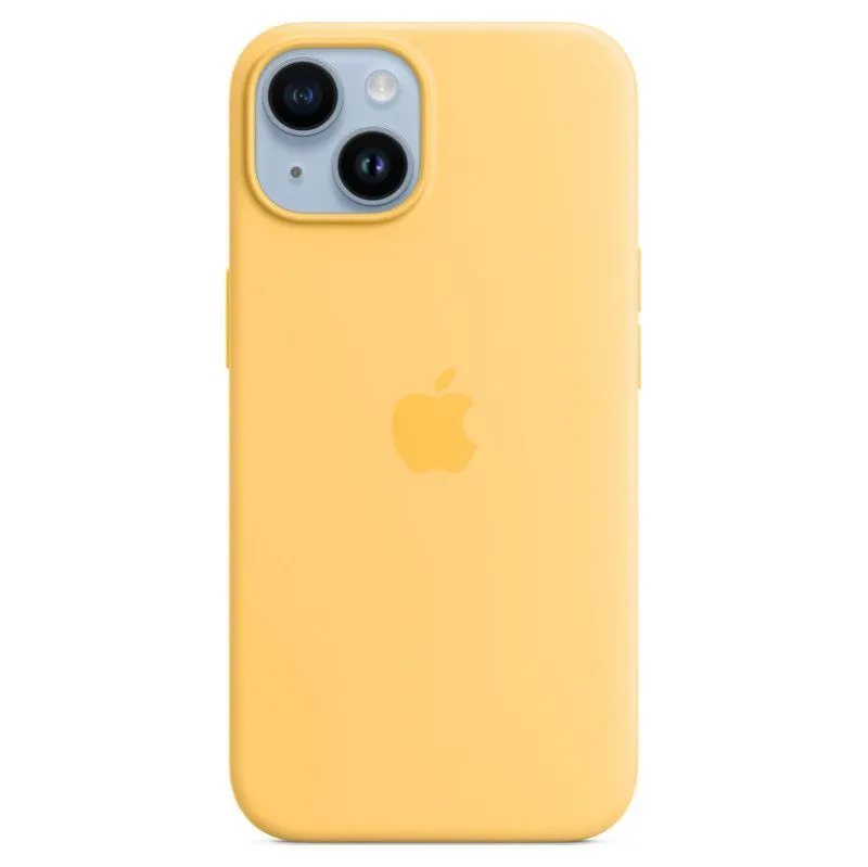 Силиконовый чехол MagSafe для iPhone 14 Солнечное сияниеphoto0