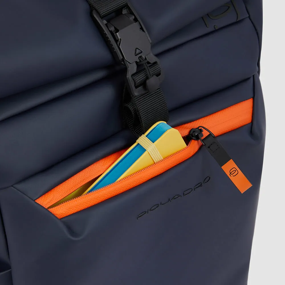 Рюкзак для ноутбука 15,6" ролл-топ, водоотталкивающий Piquadro CA6291C2OW/RO, розовыйphoto7