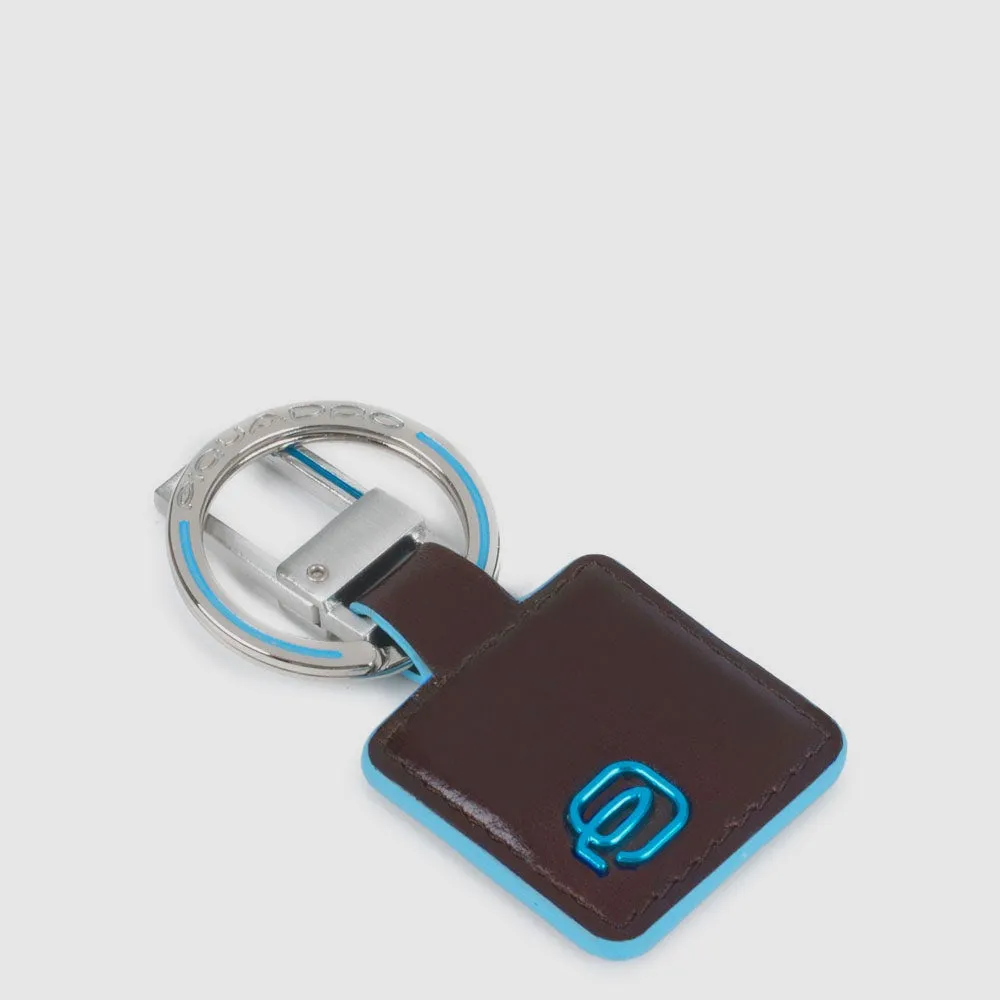 Кожаный брелок для ключей с карабином Blue Square Piquadro PC3757B2/MO, коричневыйphoto0