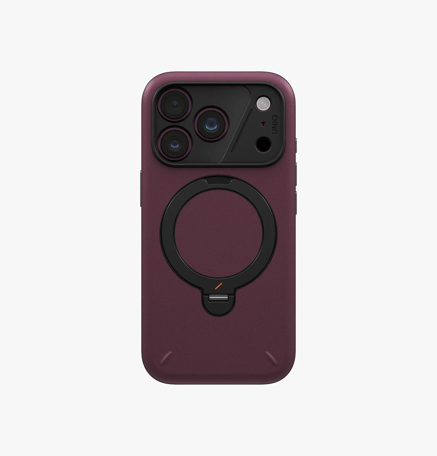 Чехол UNIQ Elix 360 Kickstand Leather для iPhone 18 Pro, черный (Charcoal Grey)photo2