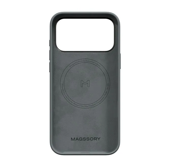 Чехол Magssory Silicone Case для iPhone 17 Pro Max, серыйphoto4