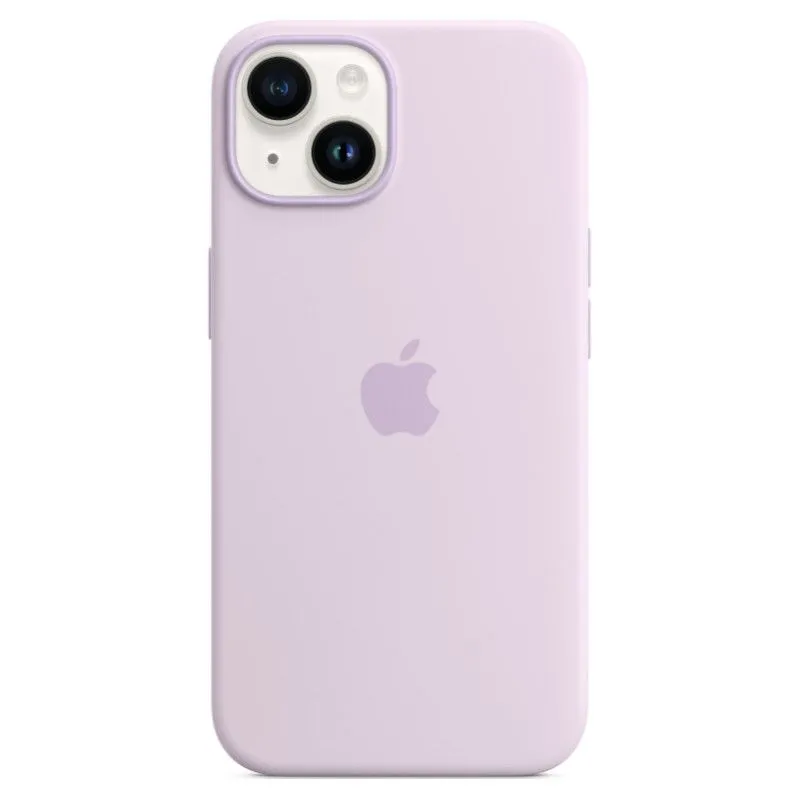 Силиконовый чехол MagSafe для iPhone 14 Сиреньphoto3