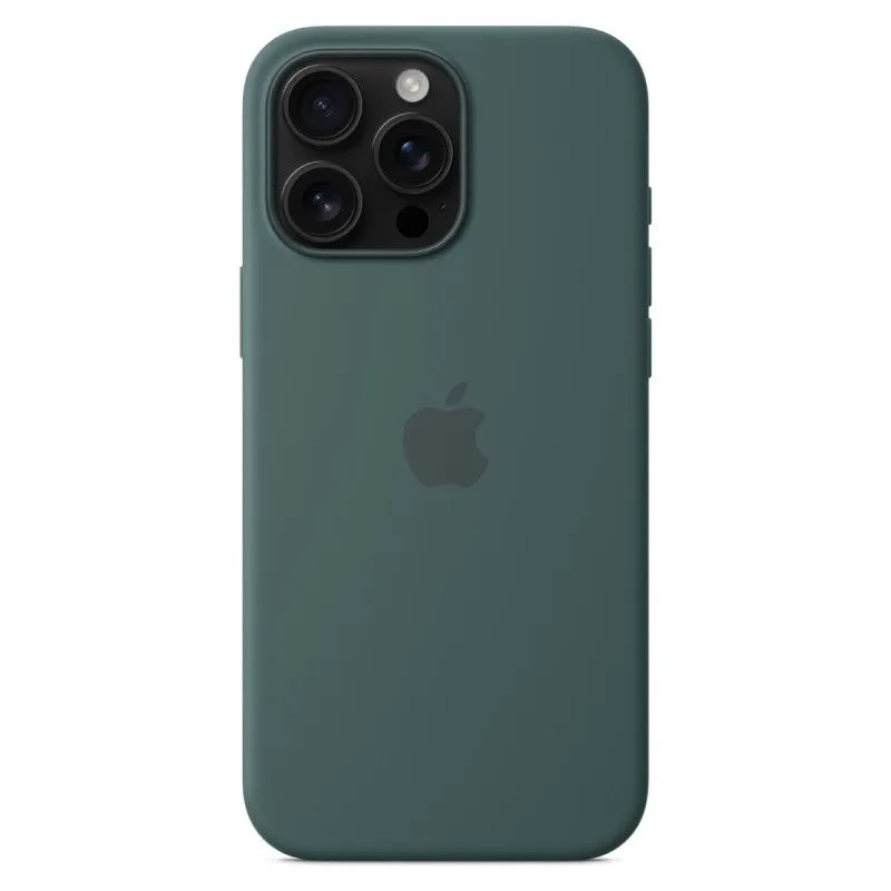 Силиконовый чехол MagSafe для iPhone 16 Pro Max Темно-зеленыйphoto2