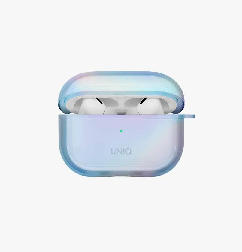 Чехол UNIQ Iridescia для AirPods Pro (2nd Gen) / AirPods Pro (1st Gen), голографический темный (midnight quartz)photo1
