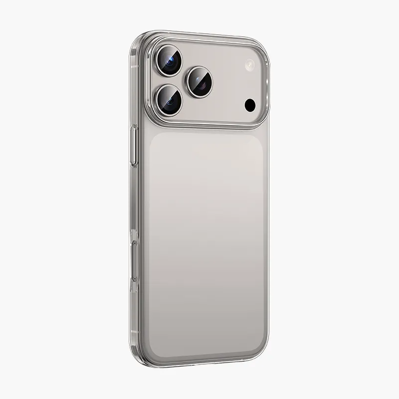 Чехол защитный KEEPHONE X-CRYSTAL Never Yellow для iPhone 17 Pro Max / iPhone 18 Pro Max, серыйphoto0