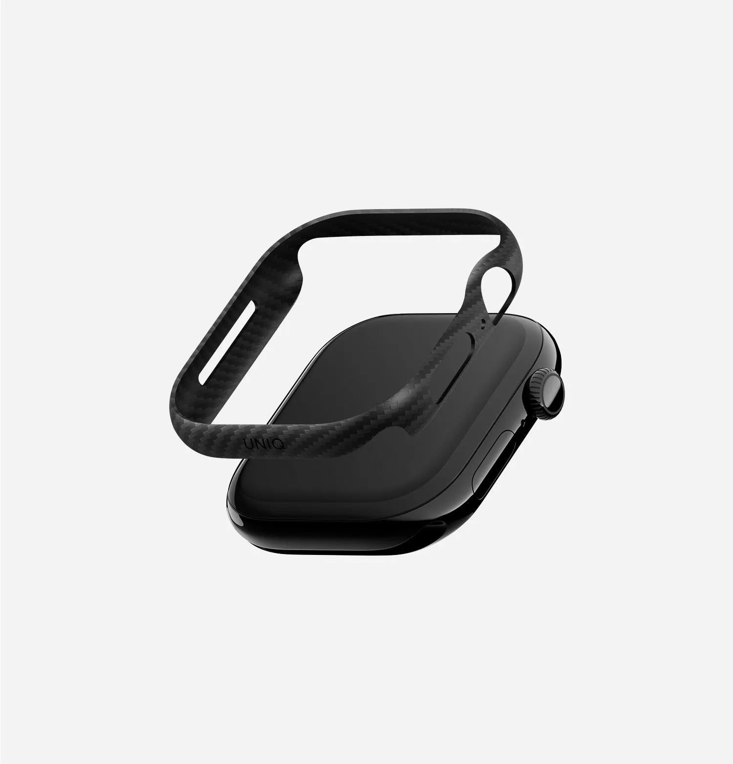 Чехол UNIQ Keva Verge для Apple Watch 42 мм, черный (Carbon Black)photo0