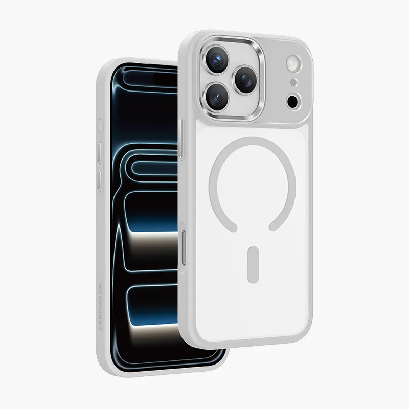 Чехол защитный KEEPHONE ARMOR GRIP для iPhone 17 Pro / iPhone 18 Pro, серыйphoto0