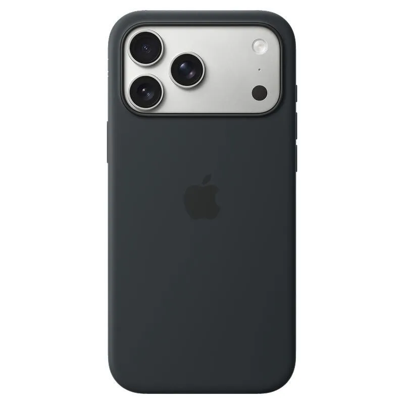 Силиконовый чехол для iPhone 17 Pro Max (Black) Черныйphoto1