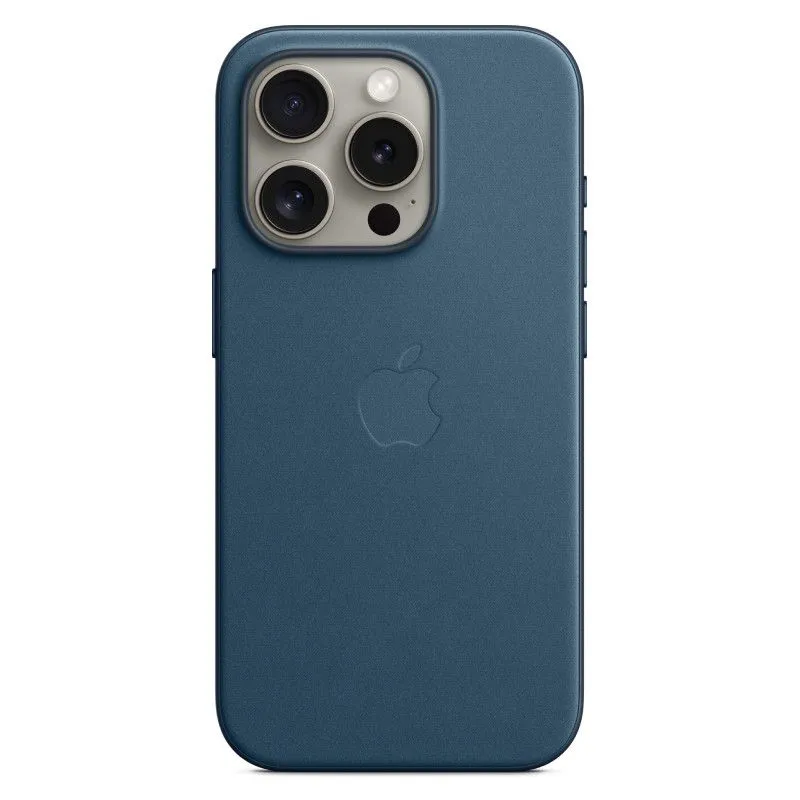 Чехол FineWoven MagSafe для iPhone 15 Pro Тихоокеанский синийphoto0