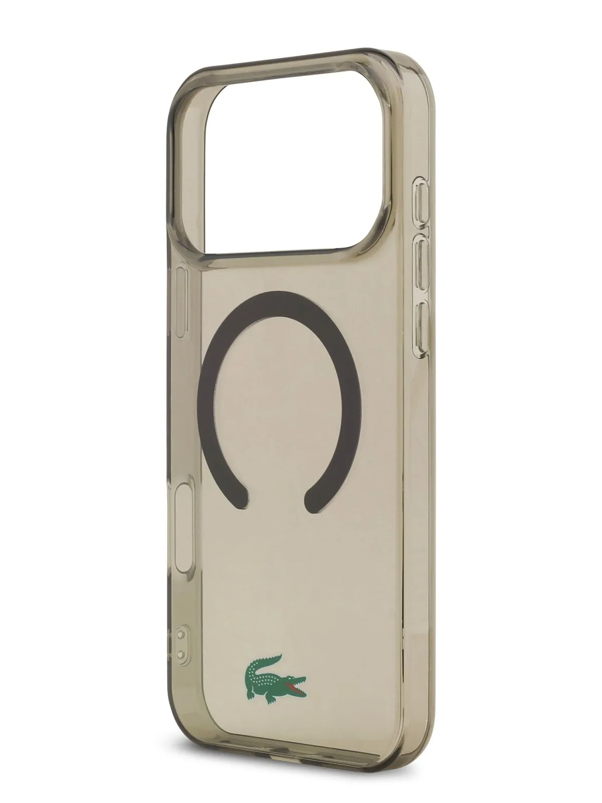 Чехол Lacoste для iPhone 17 Pro Max IML Croc logo Hard Transparent Black (MagSafe)photo6