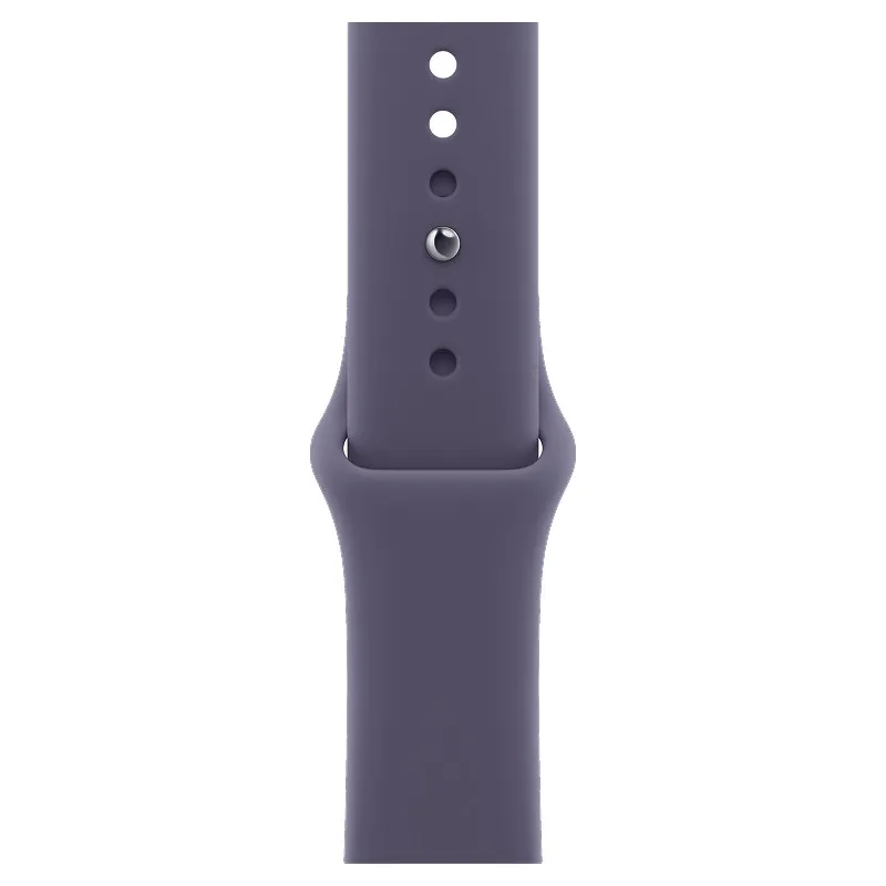 Apple Watch Series 11, 42 мм корпус из алюминия цвета Серебристый, спортивный ремешок цвета Фиолетовый туманphoto2