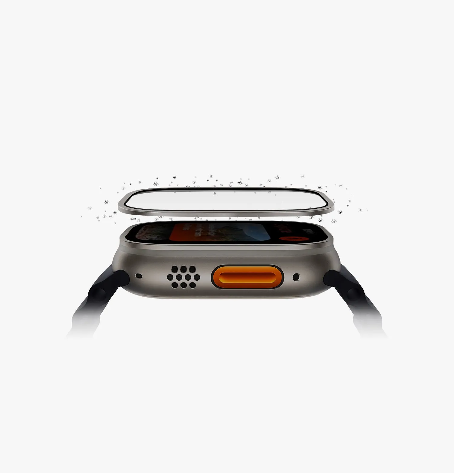 Защитное стекло UNIQ Optix Duo Pro для Apple Watch Ultra / 49 мм, бежевый (Starlight)photo4