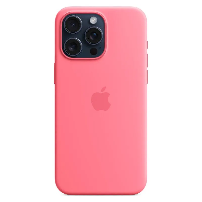 Силиконовый чехол MagSafe для iPhone 15 Pro Max Розовыйphoto0