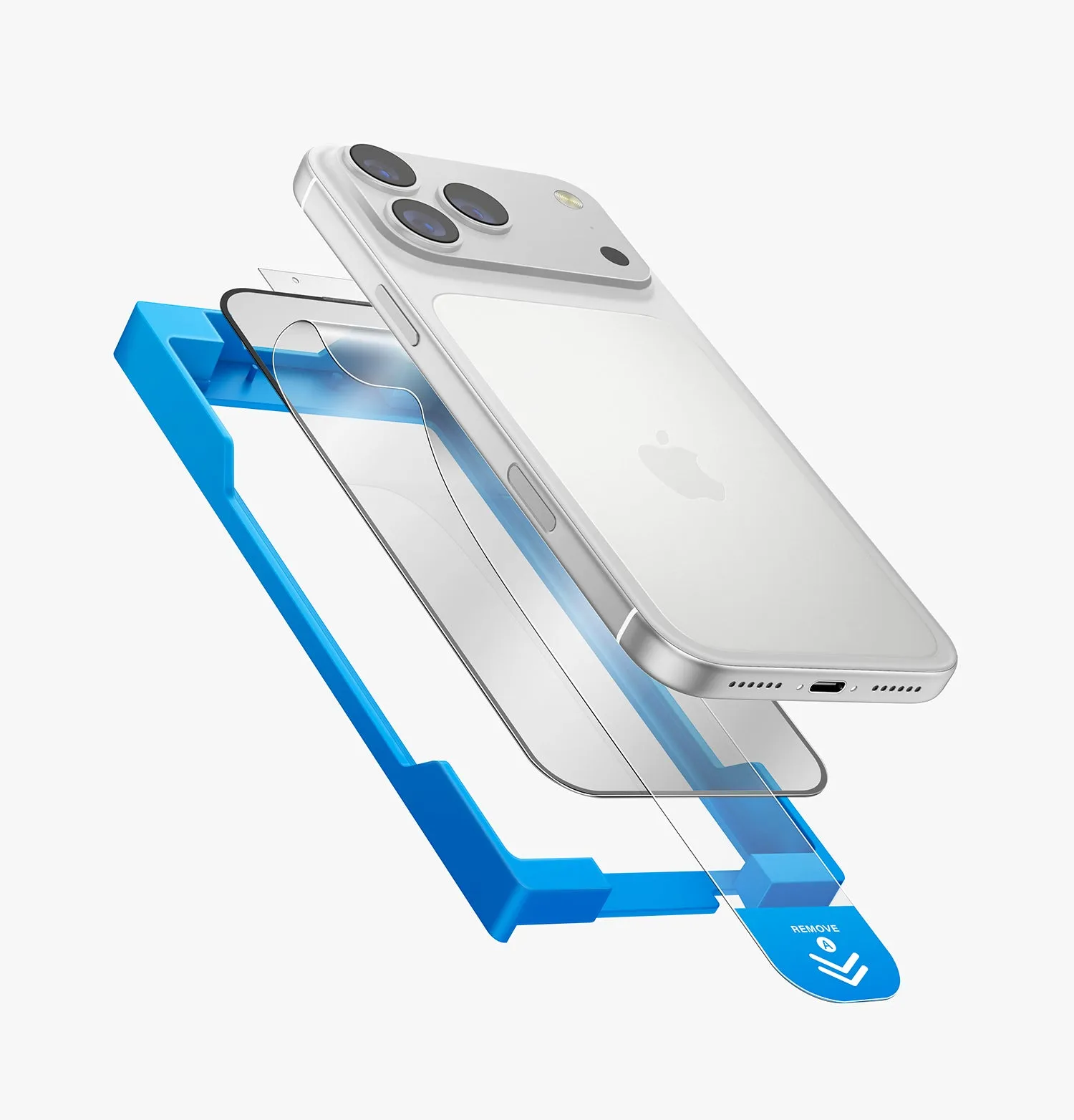 Защитное стекло UNIQ Optix EXOFit™ Vivid Color Precision для iPhone 17 Prophoto3