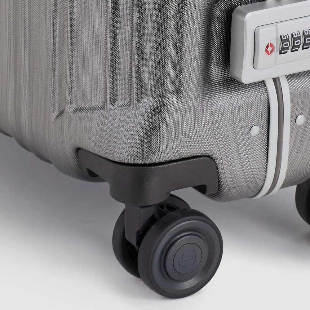 Чемодан для ручной клади из поликарбоната с замком TSA Piquadro BV4425PQLM/NCU, чёрныйphoto4
