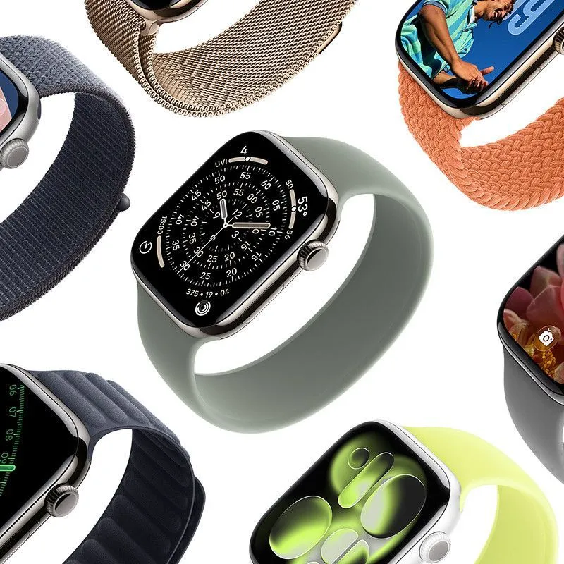 Apple Watch Series 11, 42 мм корпус из алюминия цвета Розовое золото, спортивный ремешок цвета Светлый румянецphoto3