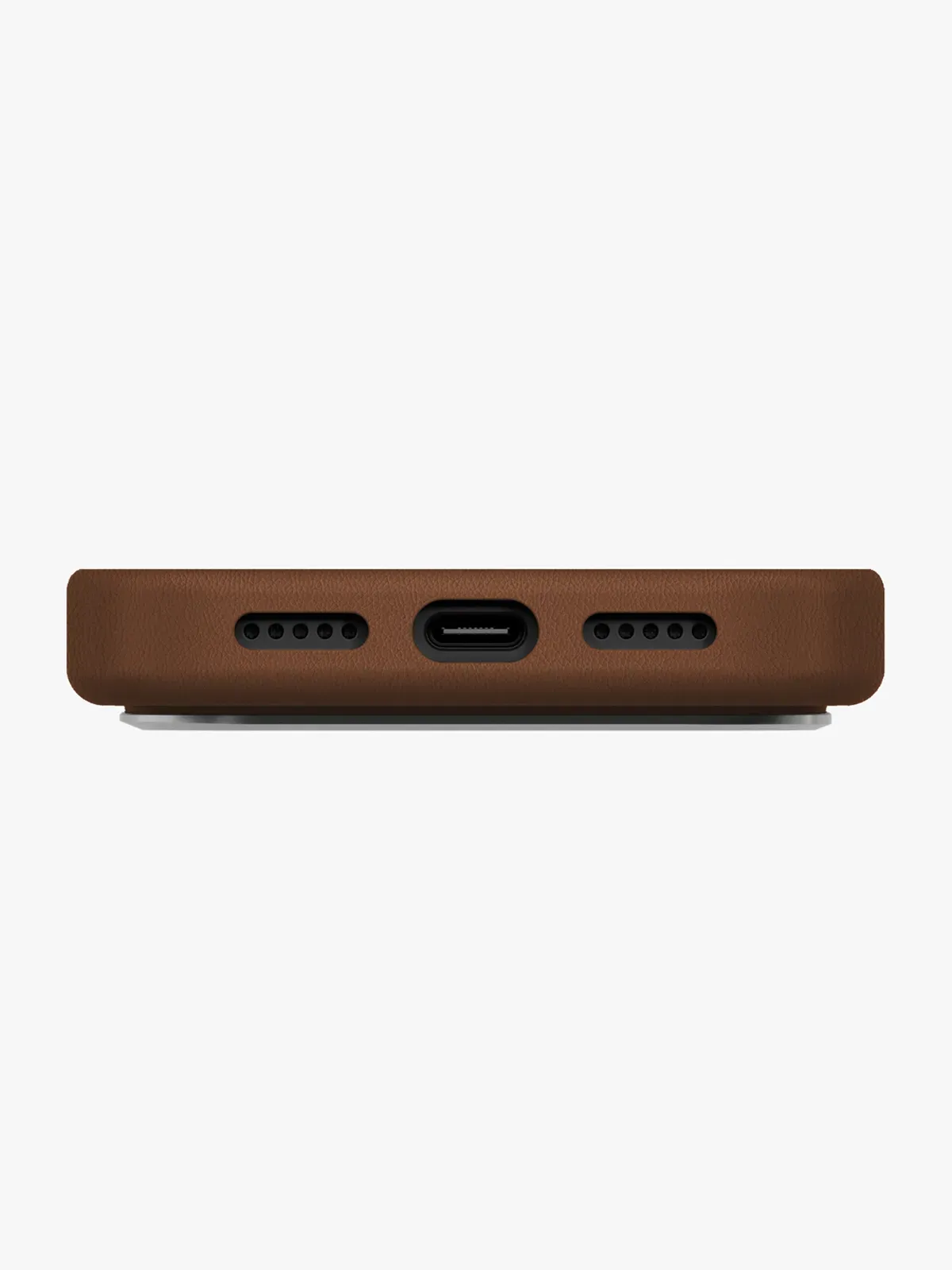 Чехол Uniq на iPhone 17 Pro, Lyden MagSafe, из премиальной экокожи, с металлической защитой камеры, коричневыйphoto2