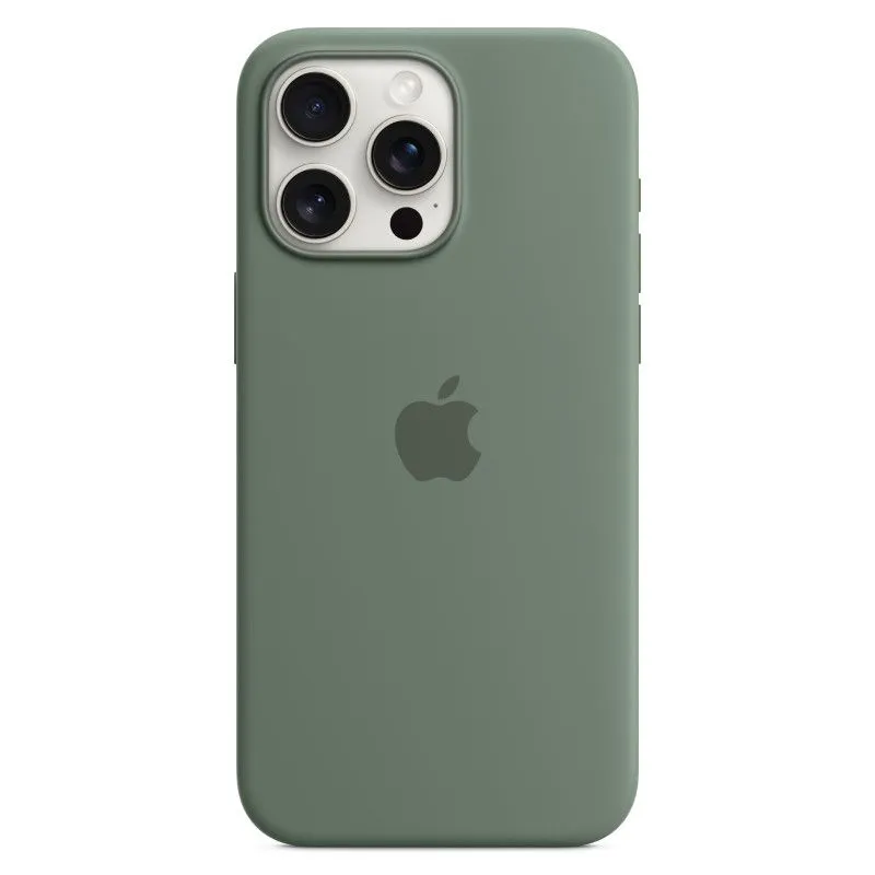 Силиконовый чехол MagSafe для iPhone 15 Pro Max Кипарисphoto0