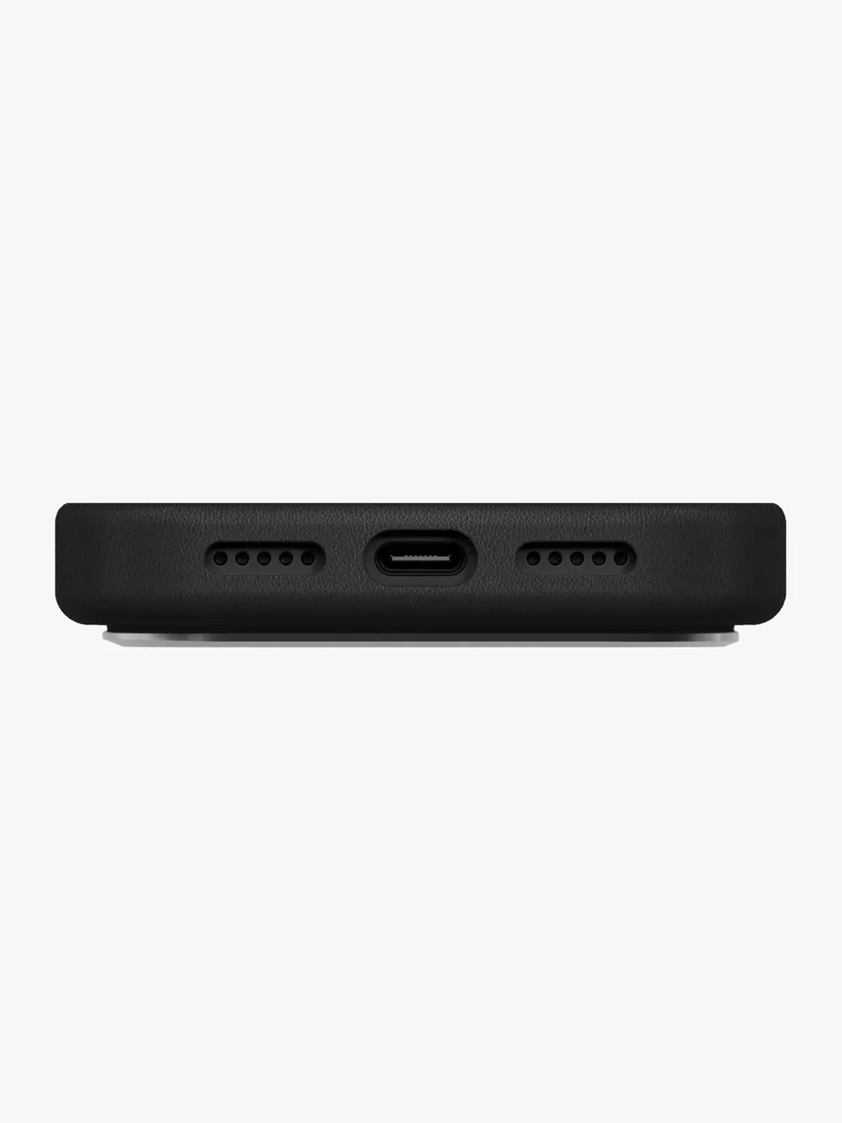Чехол Uniq на iPhone 17 Pro, Lyden MagSafe, из премиальной экокожи, с металлической защитой камеры, черныйphoto2