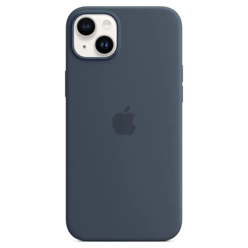 Силиконовый чехол MagSafe для iPhone 14 Plus Синий штормphoto2