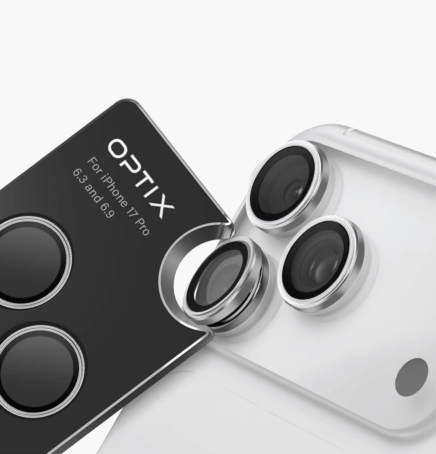Защита камеры UNIQ Optix Prime Stainless Steel для iPhone 17 Pro & iPhone 17 Pro Max, серебристый (silver)photo5