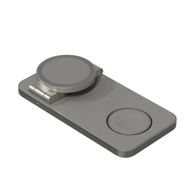 Зарядная станция 3 в 1 Magssory Yoga для Apple Qi2 Titanphoto5