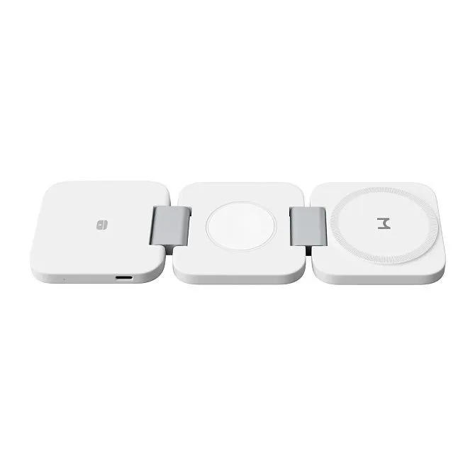 Беспроводное зарядное устройство Magssory Flex 3 в 1 Whitephoto4