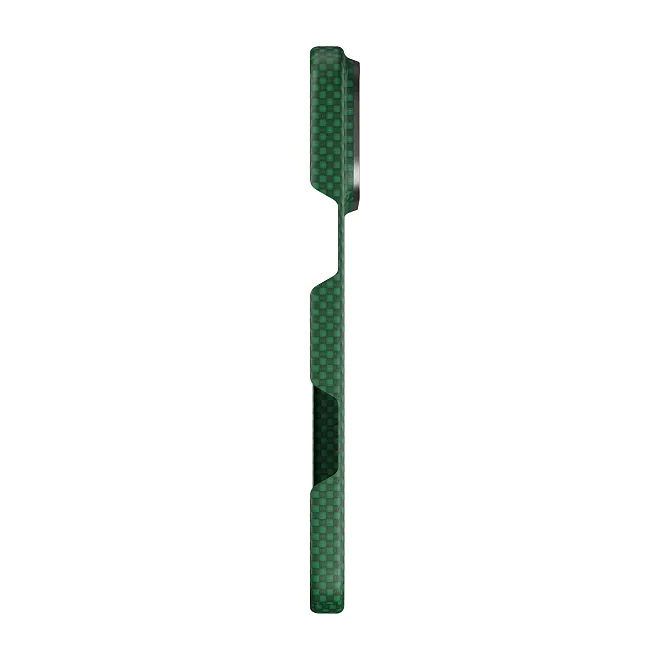 Чехол Magssory Aramid Frame Case для iPhone 18 Pro Max, пиксельный зеленыйphoto4