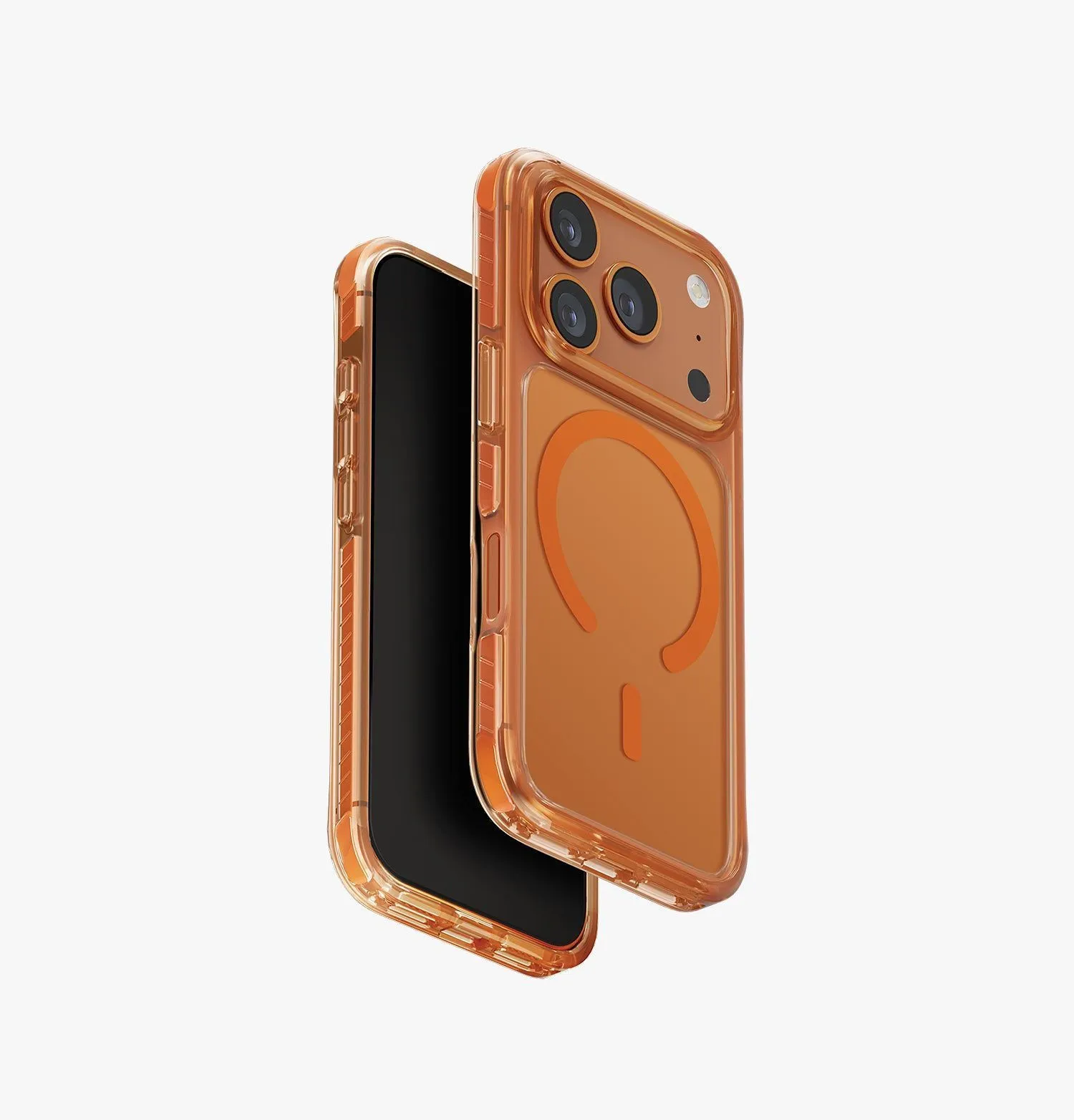 Чехол UNIQ Combat для iPhone 17 Pro, оранжевый (Volt Orange)photo0