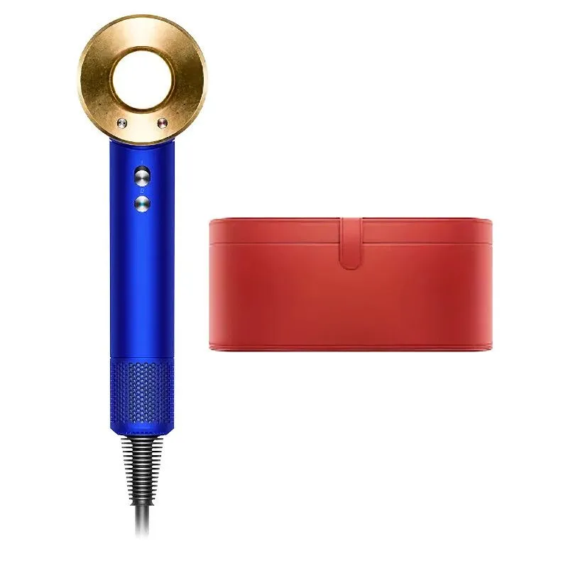 Фен Dyson Supersonic HD08 Синий/Золото c кейсомphoto0