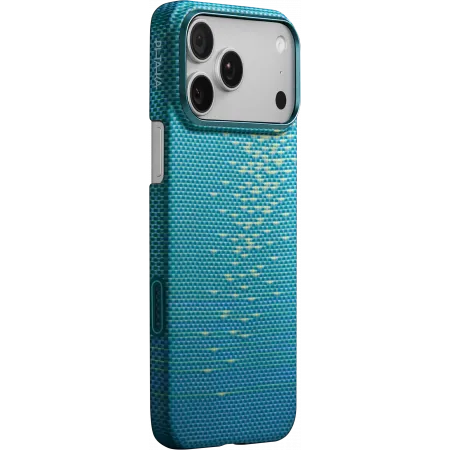 Ультра тонкий чехол Pitaka (PitaTap™) для iPhone 17 Pro, Голубойphoto0