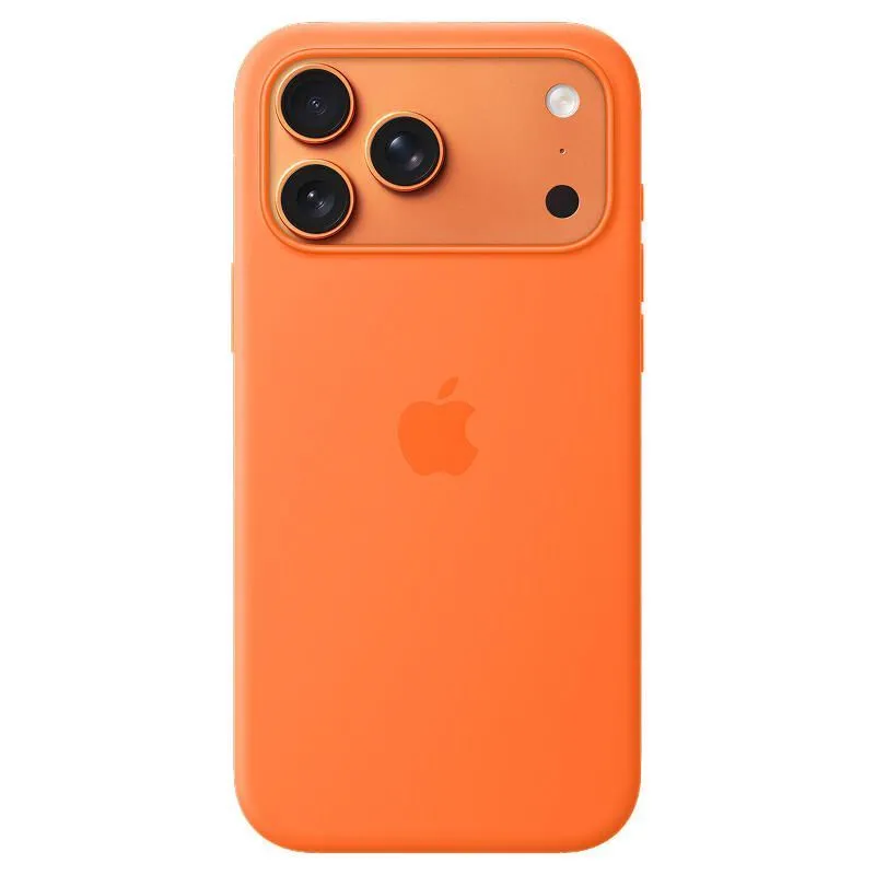 Силиконовый чехол для iPhone 17 Pro Max (Orange) Оранжевыйphoto0