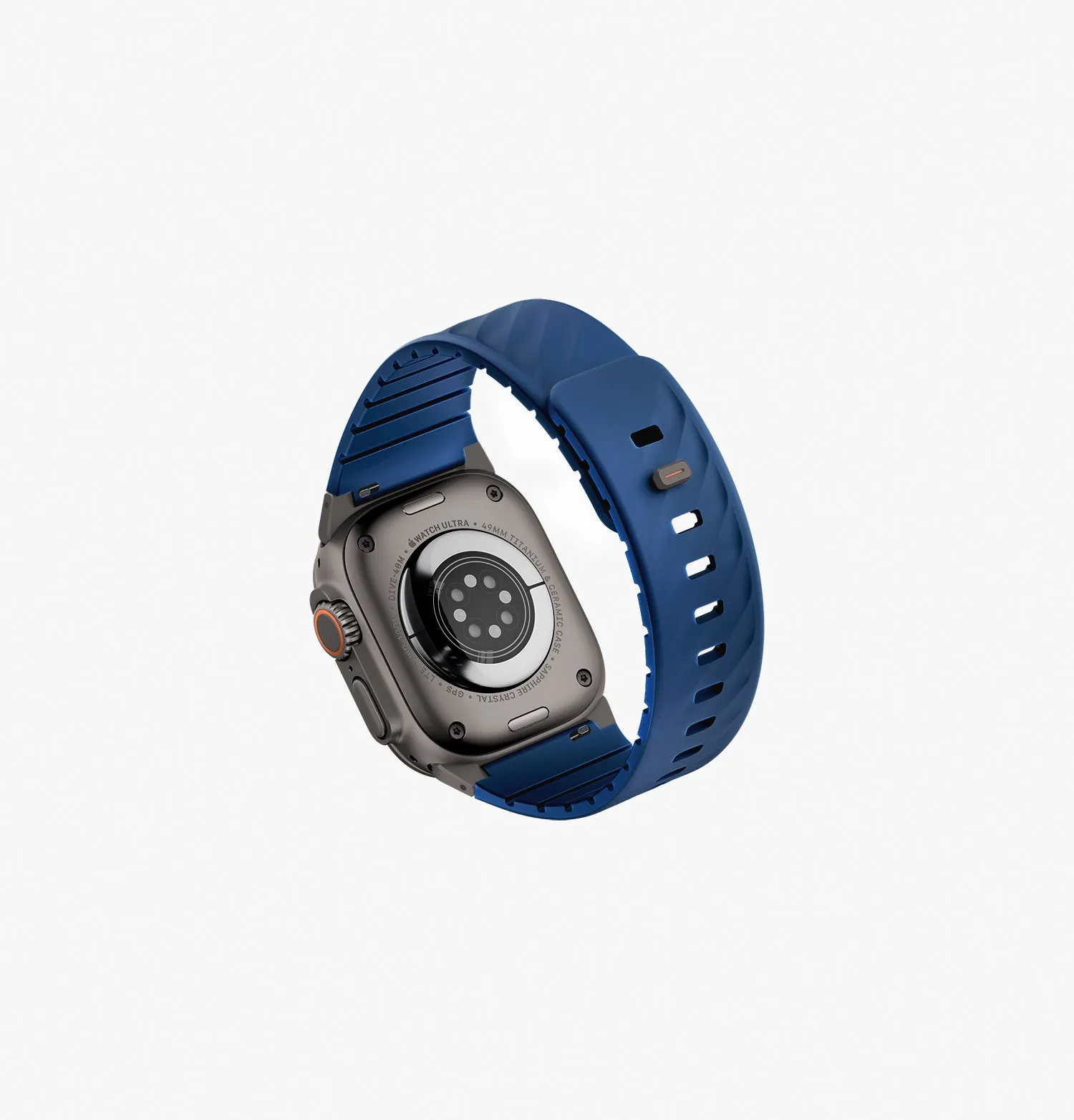 Ремешок UNIQ Fluo для Apple Watch 49/46/45/44/42/41/40 мм, оранжевый (Volt Orange)photo7