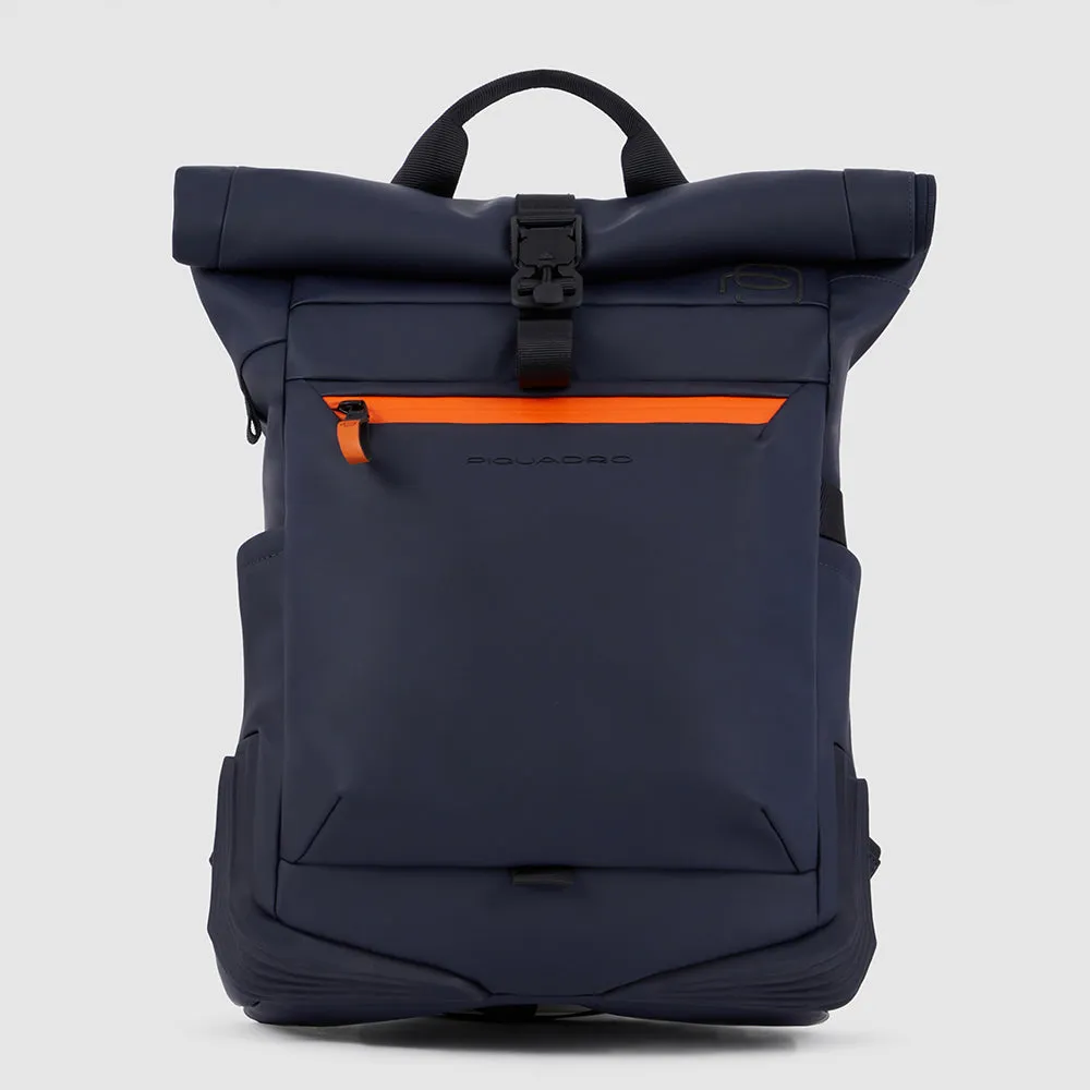 Рюкзак для ноутбука 15,6" ролл-топ, водоотталкивающий Piquadro CA6291C2OW/BLU, синийphoto0