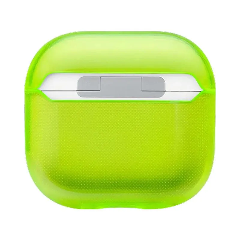 Защитный пластиковый чехол uBear Tone для AirPods 4/5 Лаймphoto1